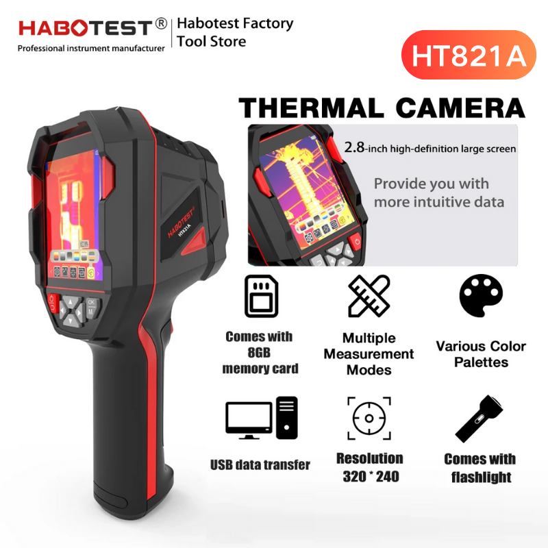 HABOTEST HT821A Rechargeable T - Thermal Imaging Camera Pcb Repair ulasan dan harga