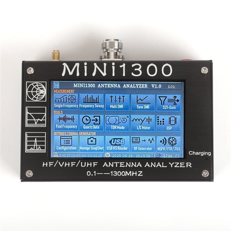 ABUI-Mini1300 4.3Inch Vector N - Signal Generator Spectrum Analyzer ulasan dan harga
