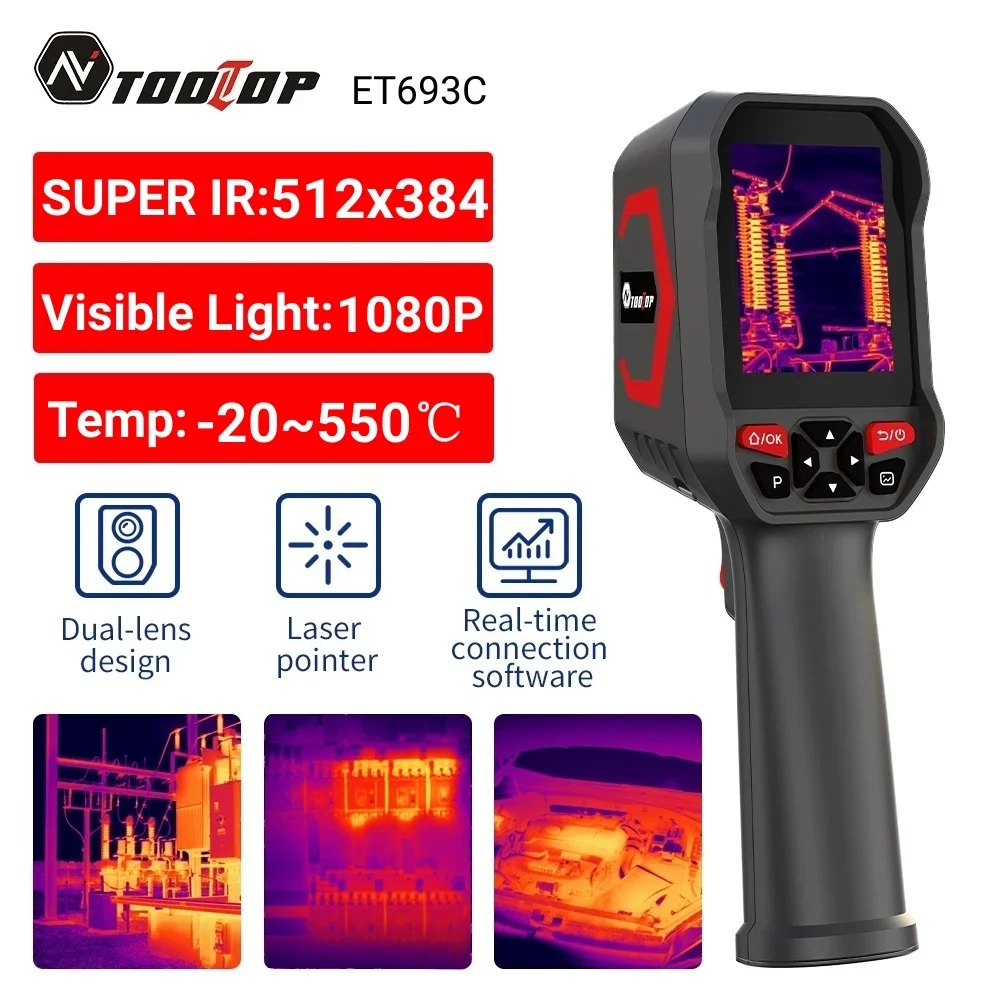 TOOLTOP ET693C Super IR 512x38 - Thermal Imaging Camera Pcb Repair ulasan dan harga