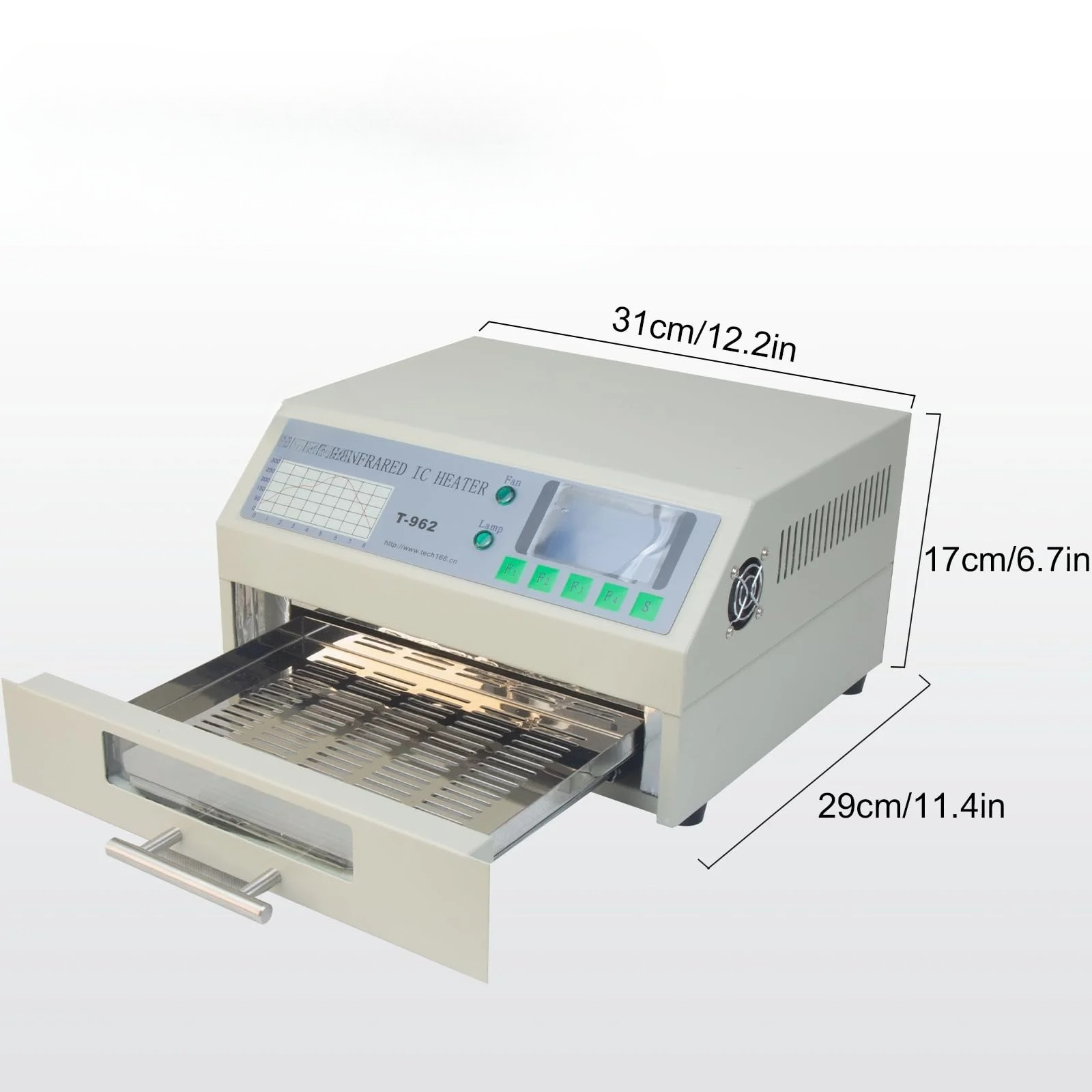 2026800W Automatic Reflow Mach - Reflow Oven Pcb T962 ulasan dan harga