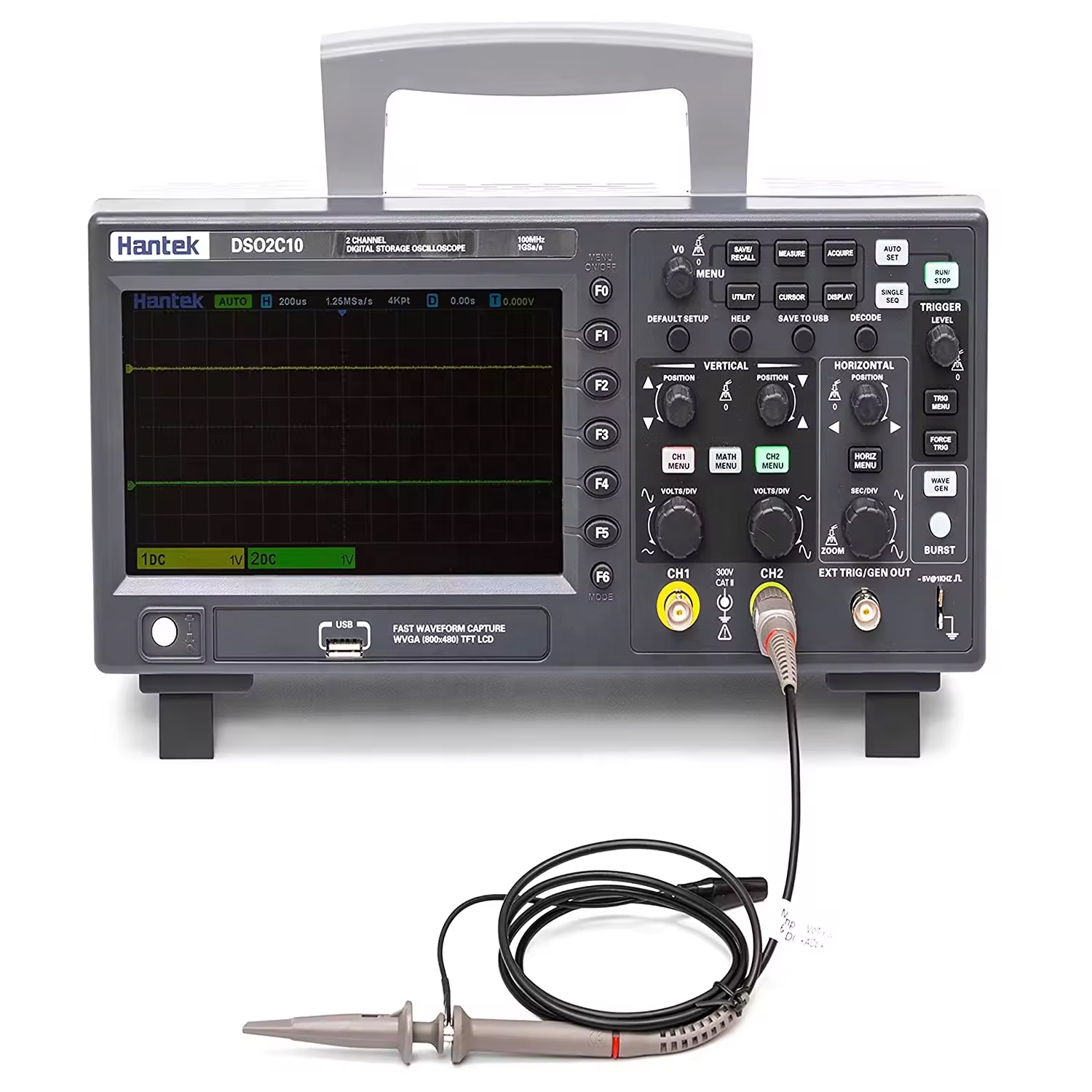 DSO2C10 DSO2C15 DSO2C10 2 Chan - Digital Storage Oscilloscope 100Mhz ulasan dan harga