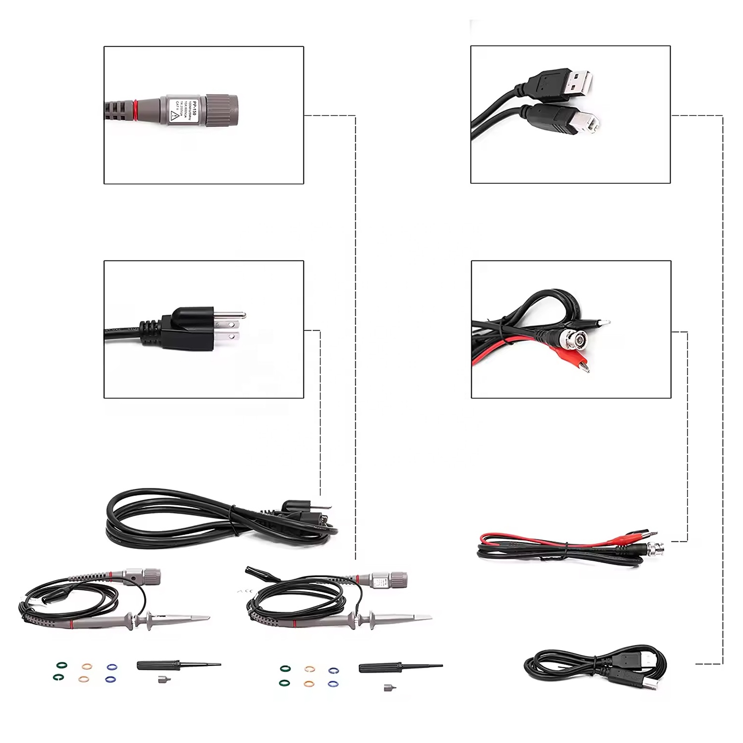 DSO2C10 DSO2C15 DSO2C10 2 Chan - Digital Storage Oscilloscope 100Mhz ulasan dan harga