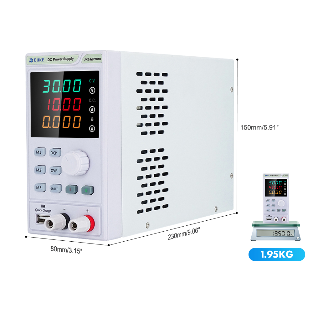 EJIKE DC Power Supply 300W Pro - Programmable Dc Power Supply 30V 10A ulasan dan harga