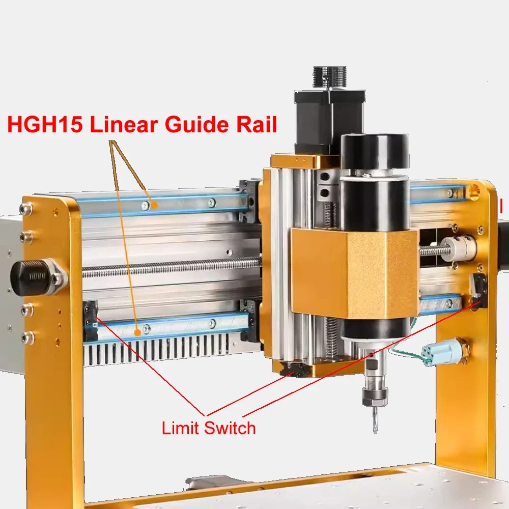 Linear Guide Rail Offline Alum - Mini Laser Engraver Cnc Router ulasan dan harga