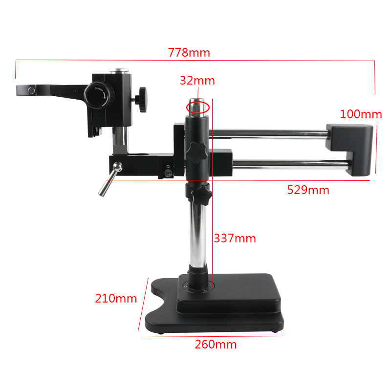 3.5X 90X 180X Simul-Focus Doub - Stereo Trinocular Microscope Pcb ulasan dan harga