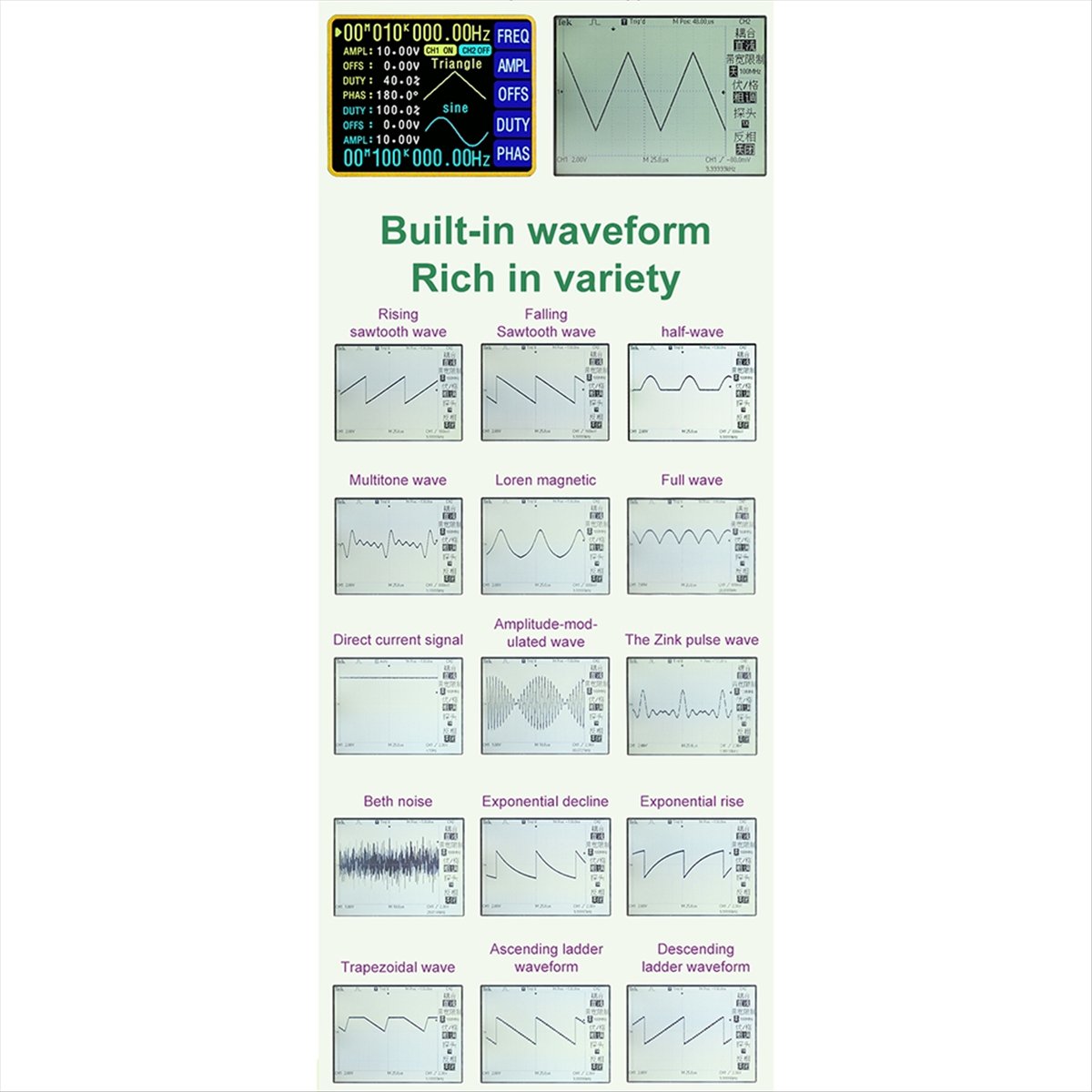 OKgood 2.4 Inch TFT DDS Functi - Function Arbitrary Waveform Generator ulasan dan harga