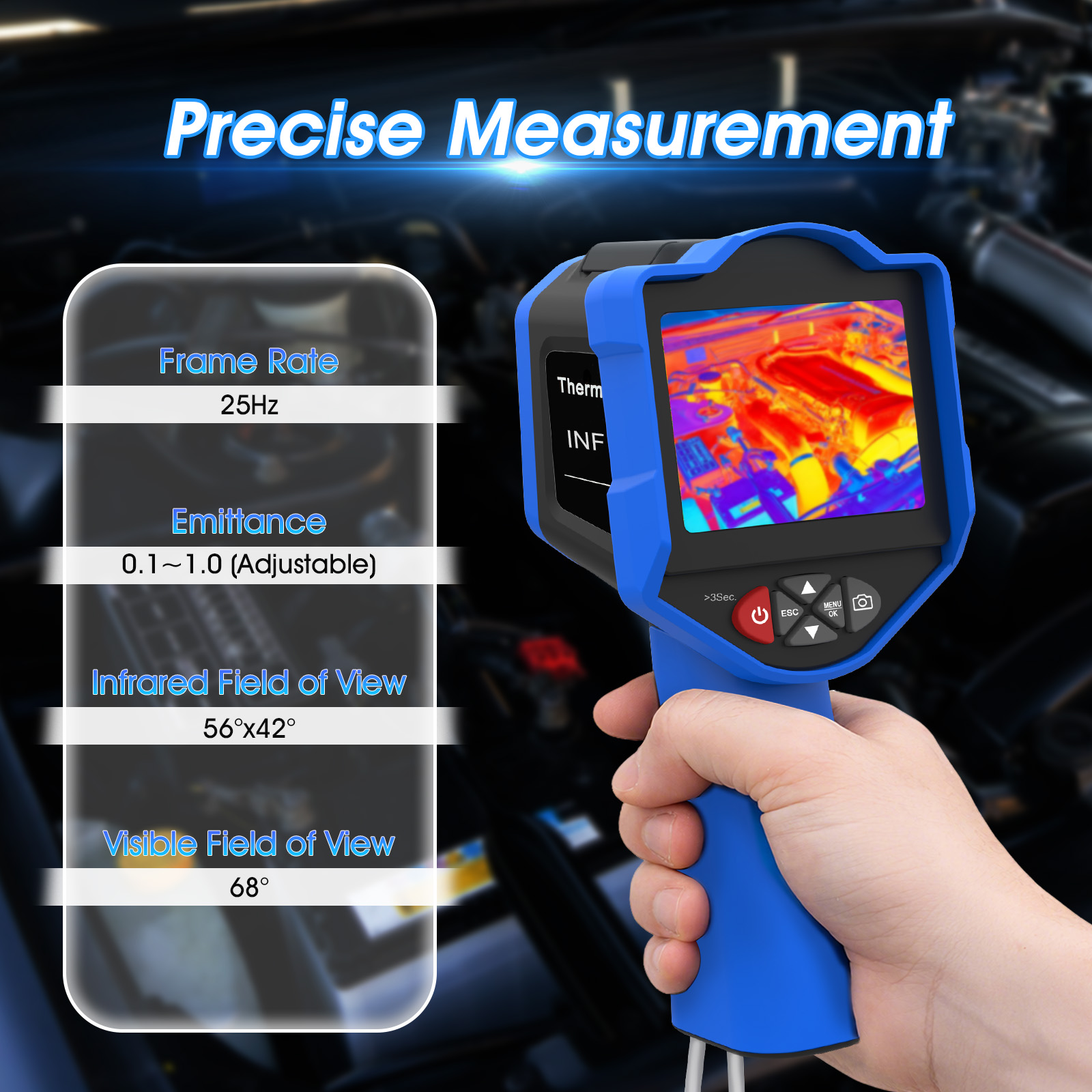 HoldPeak Thermal Imaging Camer - Thermal Imaging Camera Pcb Repair ulasan dan harga