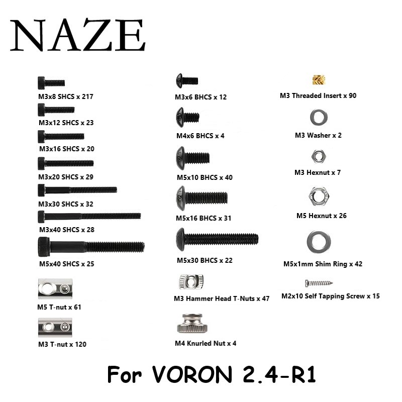 NAZE Voron2.4 3D Printer R1/R2 - Voron 2.4 R2 Kit ulasan dan harga